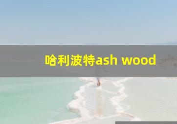 哈利波特ash wood